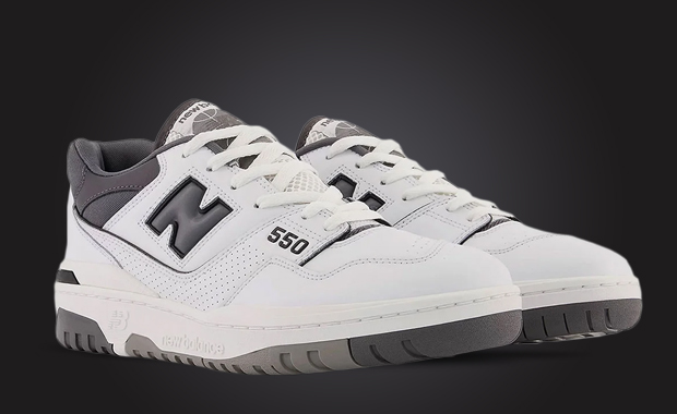 Grey and White Covers The New Balance 550 - Sneaker News