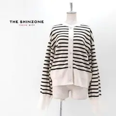 THE SHINZONE ボーダーケープリンカーディガン