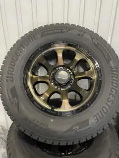 150プラド スタッドレス ブリヂストン DM-V3 265/65R17 4本