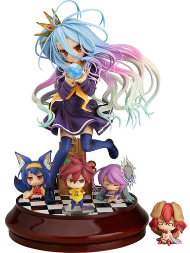 駿河屋 -<新品/中古>白 「ノーゲーム・ノーライフ」 1/7 ABS&PVC製