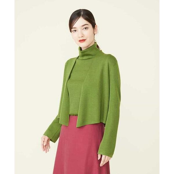 新品本物】 Sybilla シビラ Mサイズ 緑 ニットカーディガン