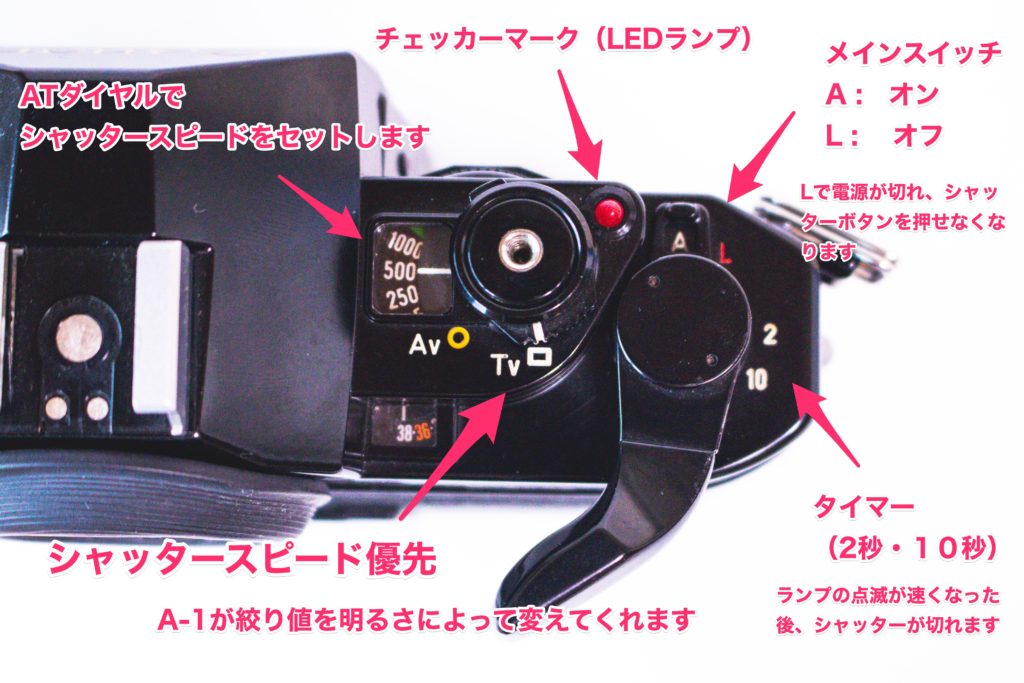 黒一色でカッコイイCanon A-1 フィルム初心者にもおすすめ!使い方もご